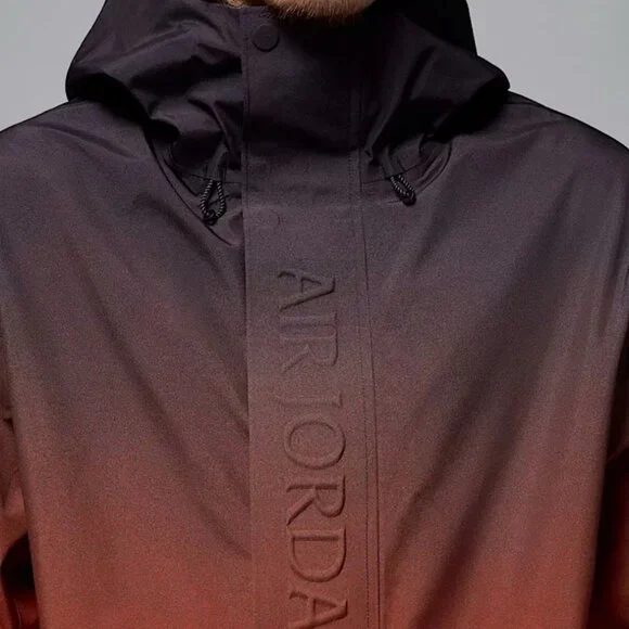 Nike Air Jordan I Jumpman Skyline GORE-TEX Rain Jacket HF9285-010 Large - Picture 2 of 12